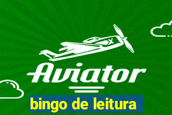 bingo de leitura